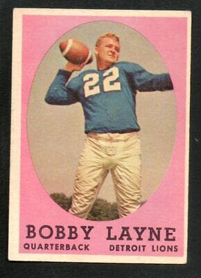 Detroit Lions History - Bobby Layne era in the 1950s