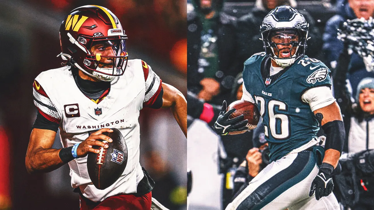 Commanders vs. Eagles Matchup Graphic